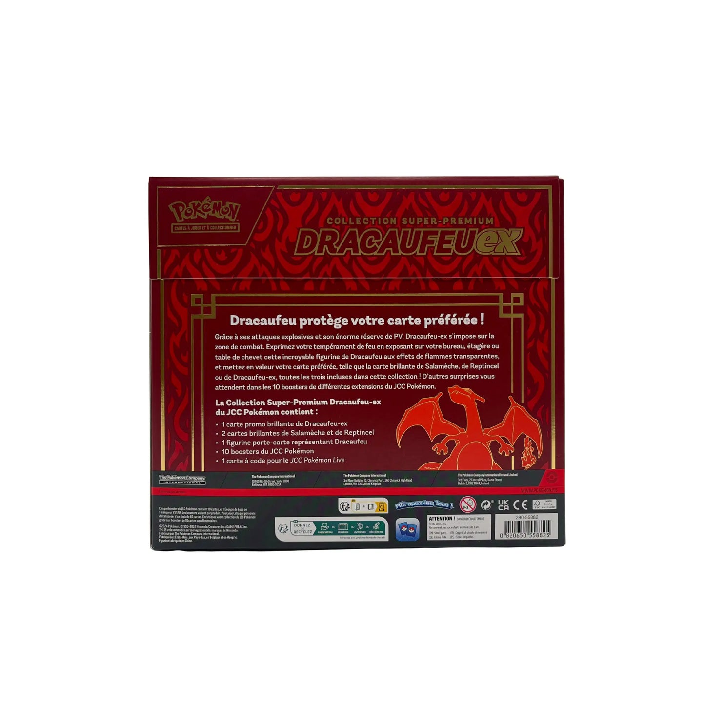 Pokémon – Collection Super Premium Dracaufeu-ex (Figurine + 10 Boosters + Cartes Promo) Pokémon