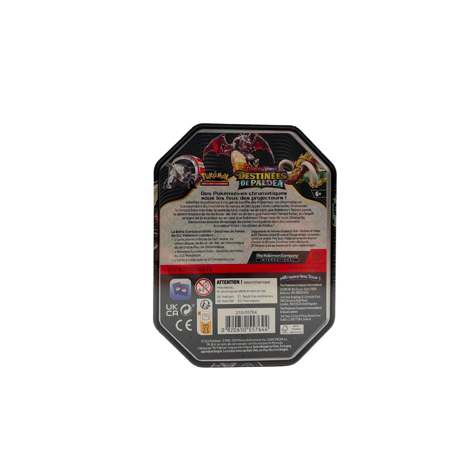 Boîte Métal Roue-de-Fer ex Shiny – Destinées de Paldea (FR) Pokémon