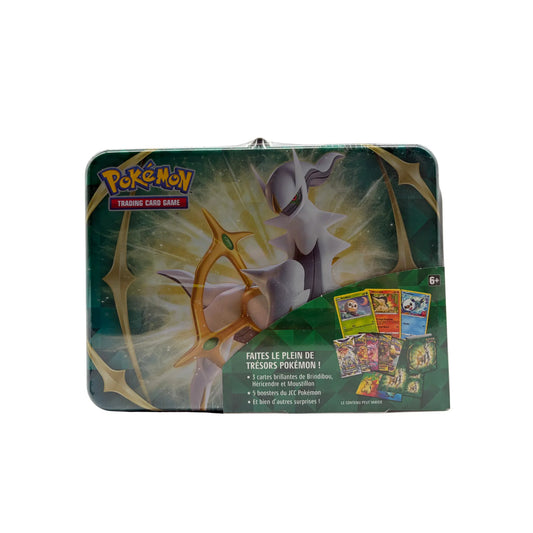 Pokémon – Coffret Boîte Métallique Arceus (5 Boosters + 3 Cartes Promo) Pokémon