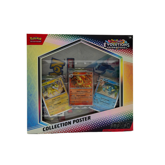 Pokémon – Collection Poster Évolutions Prismatiques (Évoli & Évolutions + 3 Boosters) Pokémon