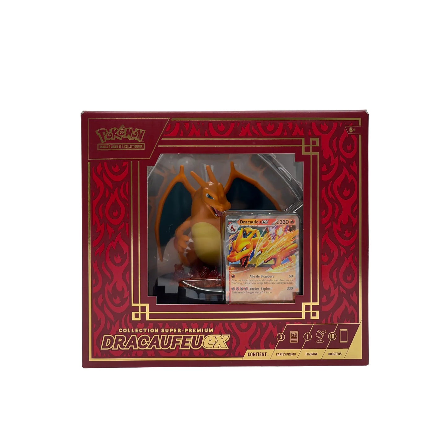 Pokémon – Collection Super Premium Dracaufeu-ex (Figurine + 10 Boosters + Cartes Promo) Pokémon