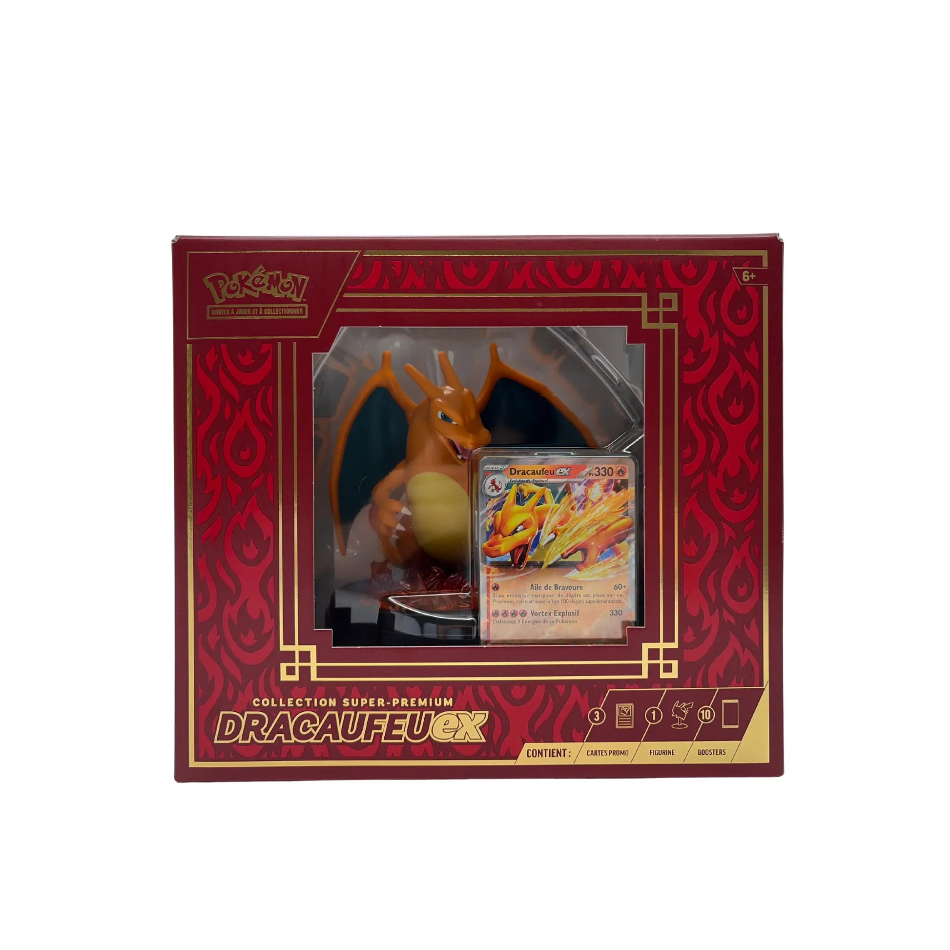 Pokémon – Collection Super Premium Dracaufeu-ex (Figurine + 10 Boosters + Cartes Promo) Pokémon