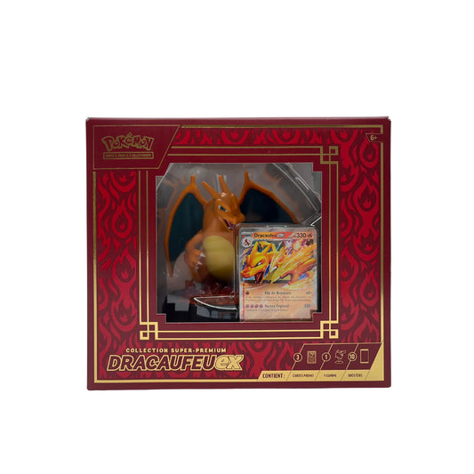 Pokémon – Collection Super Premium Dracaufeu-ex (Figurine + 10 Boosters + Cartes Promo) Pokémon