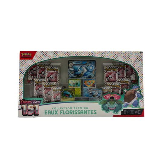 Collection Premium Écarlate & Violet 151 : Eaux Florissantes (Florizarre-ex & Tortank-ex) Pokémon