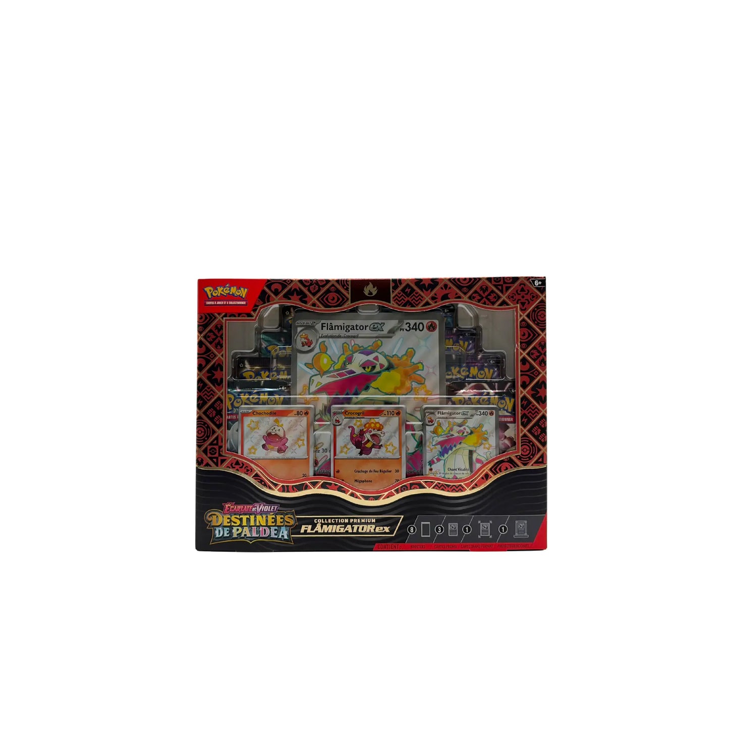 Coffret Pokémon Premium Flâmigator ex – Destinées de Paldea (FR) Pokémon