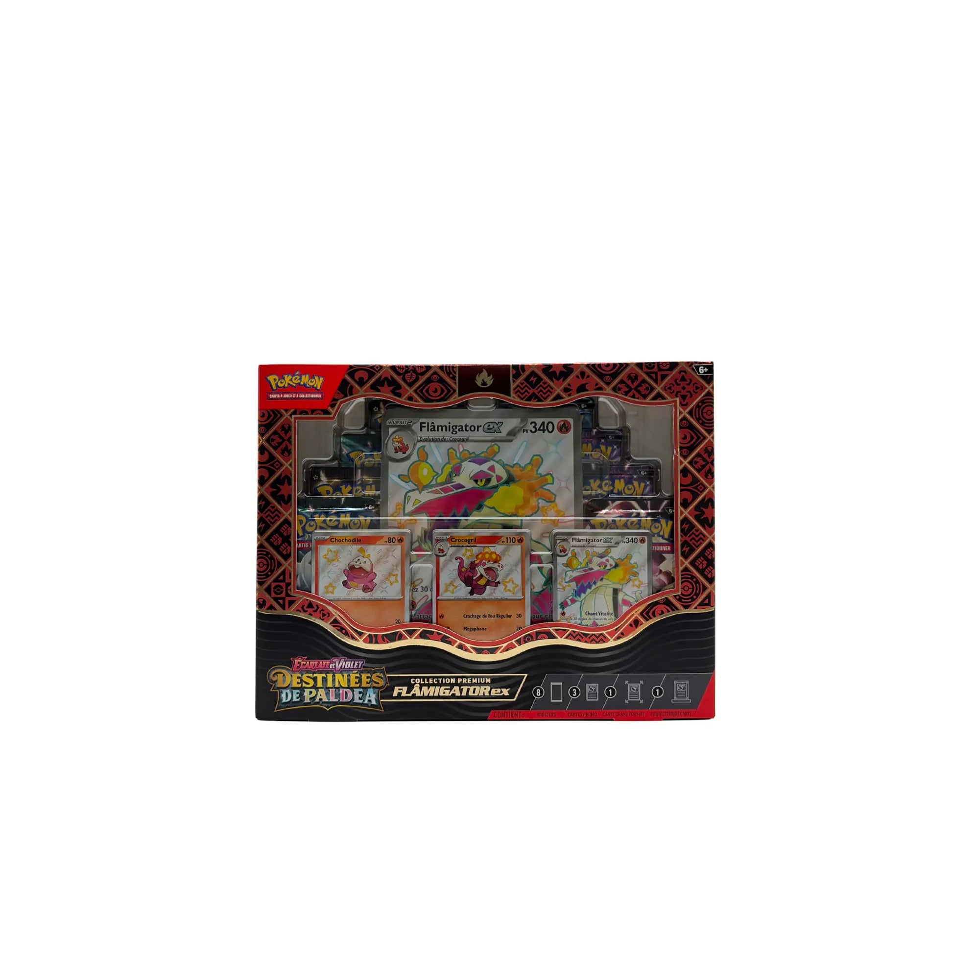 Coffret Pokémon Premium Flâmigator ex – Destinées de Paldea (FR) Pokémon