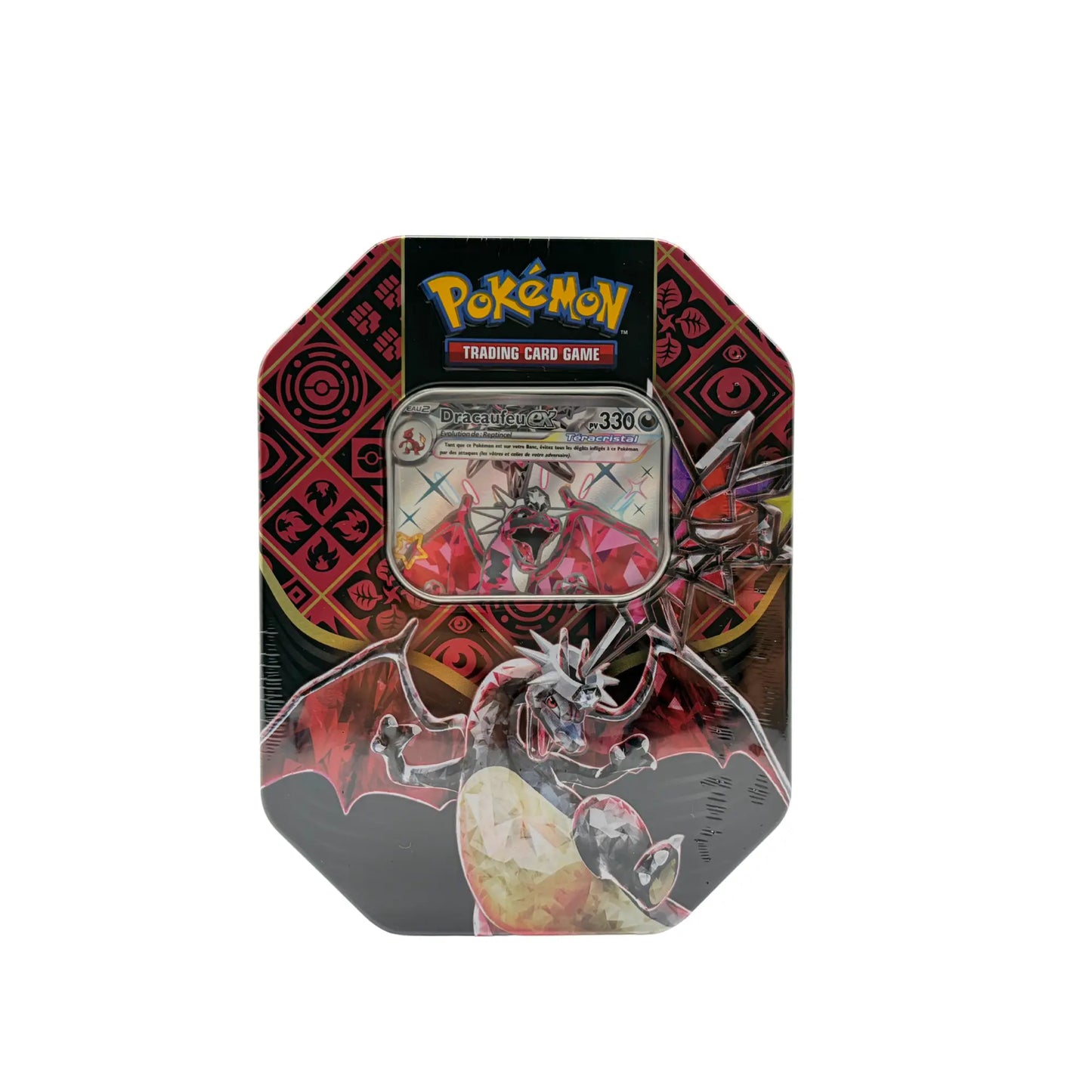 boîte métal Dracaufeu ex shiny – Destinées de Paldea (FR) Pokémon