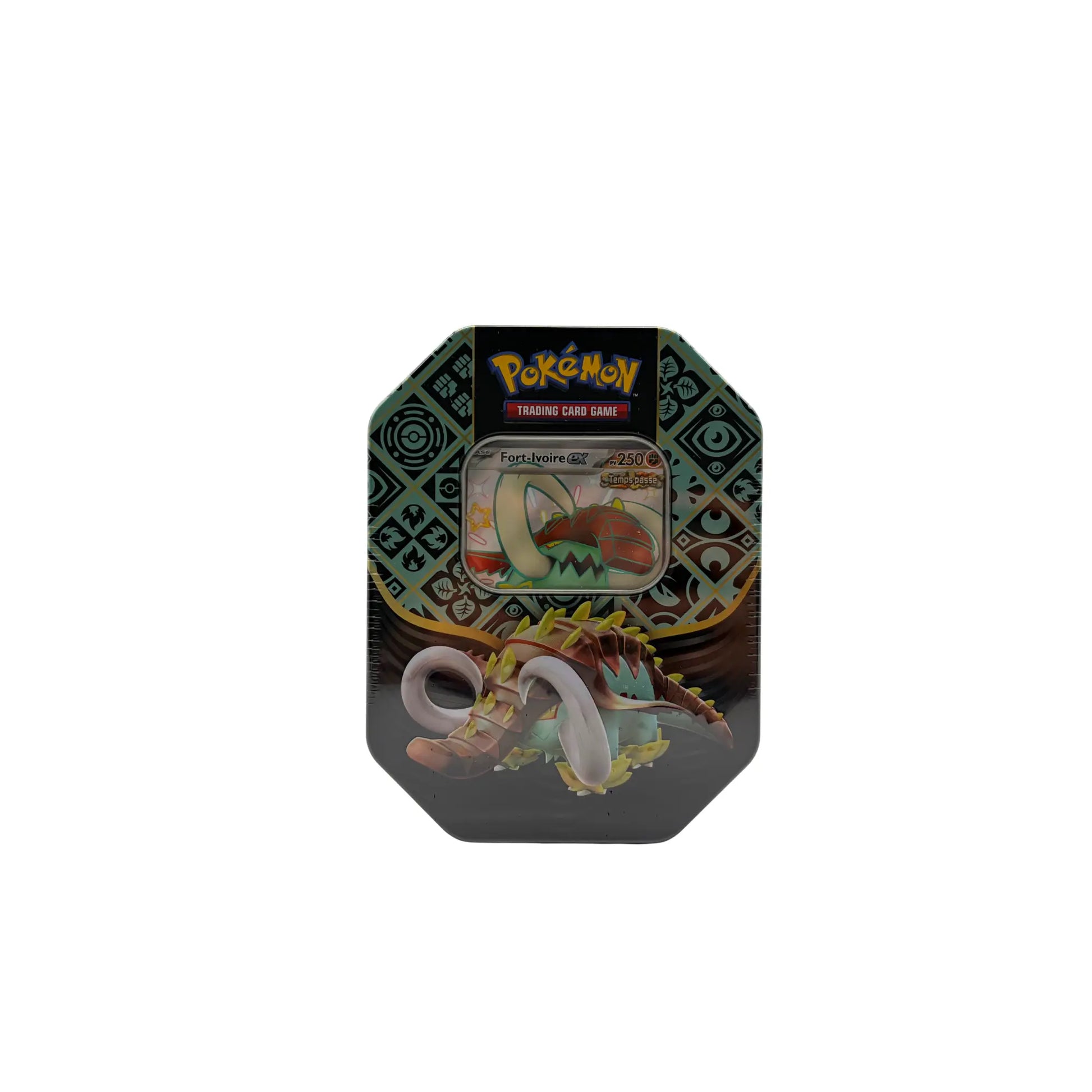 Pokémon – Boîte Métal Fort-Ivoire ex (Great Tusk ex) – Destinées de Paldea (FR) Pokémon