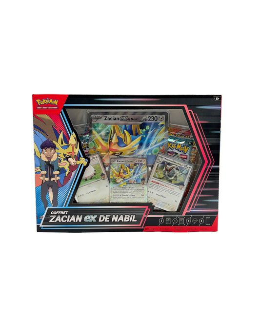 Pokémon Zacian ex de Nabil – Coffret Collection Premium Pokémon