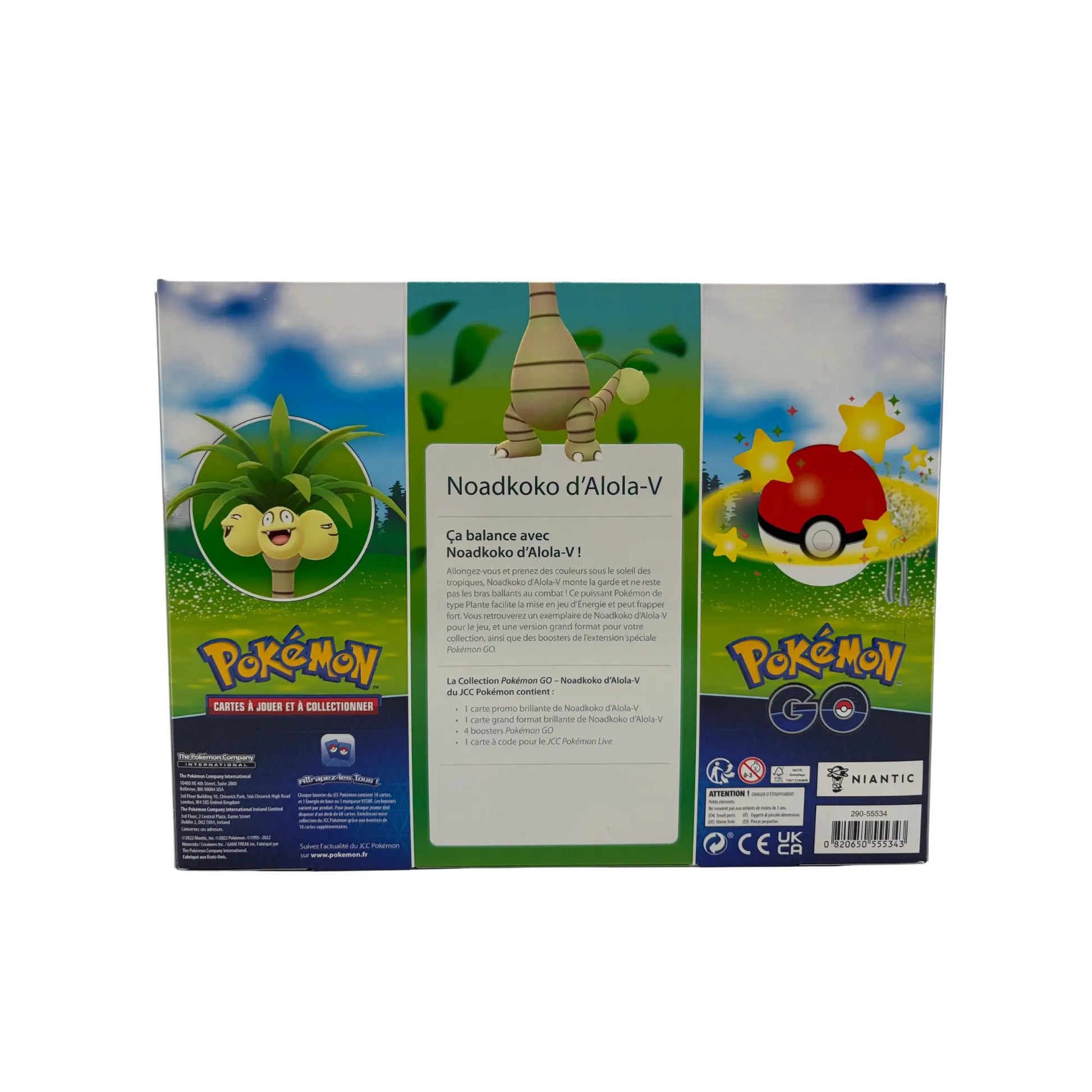 Pokémon GO – Coffret Noadkoko d’Alola-V (Alolan Exeggutor V Box) – FR Pokémon