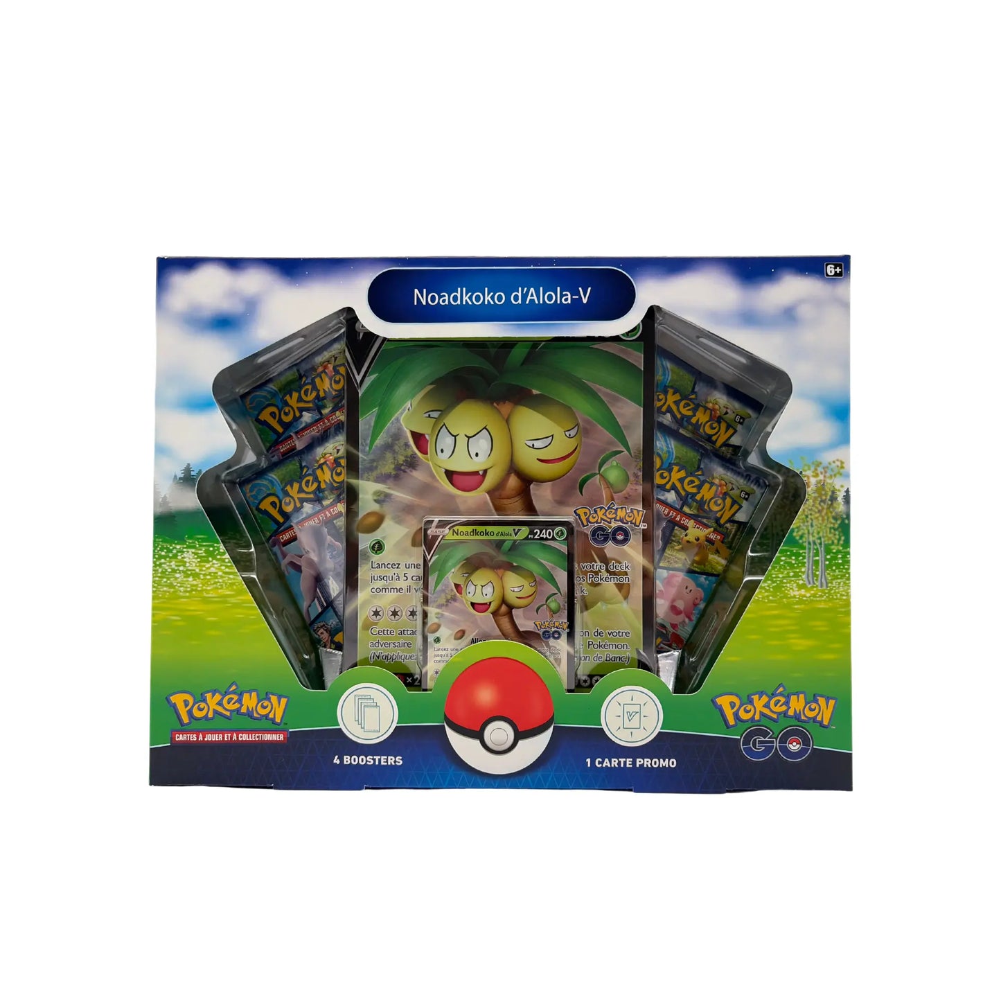 Pokémon GO – Coffret Noadkoko d’Alola-V (Alolan Exeggutor V Box) – FR Pokémon